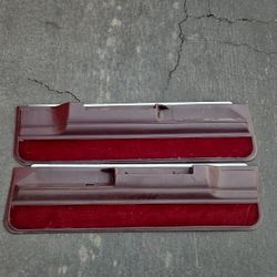 G-Body Lower Door Panels Maroon (Darker Red)