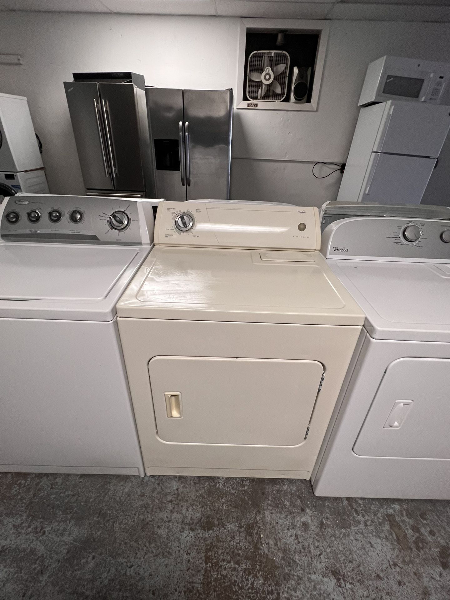 Whirlpool Beige Dryer Used 29” Wide Electric
