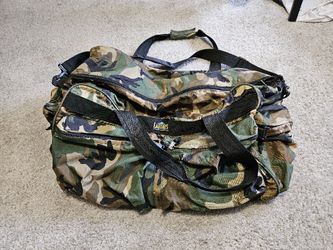 Large Military Camo Duffle