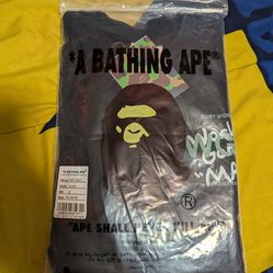 Bape Tee Black Camo