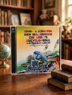 Simon & Schuster New Millennium Children's Encyclopedia Deluxe 2000 Discontinued