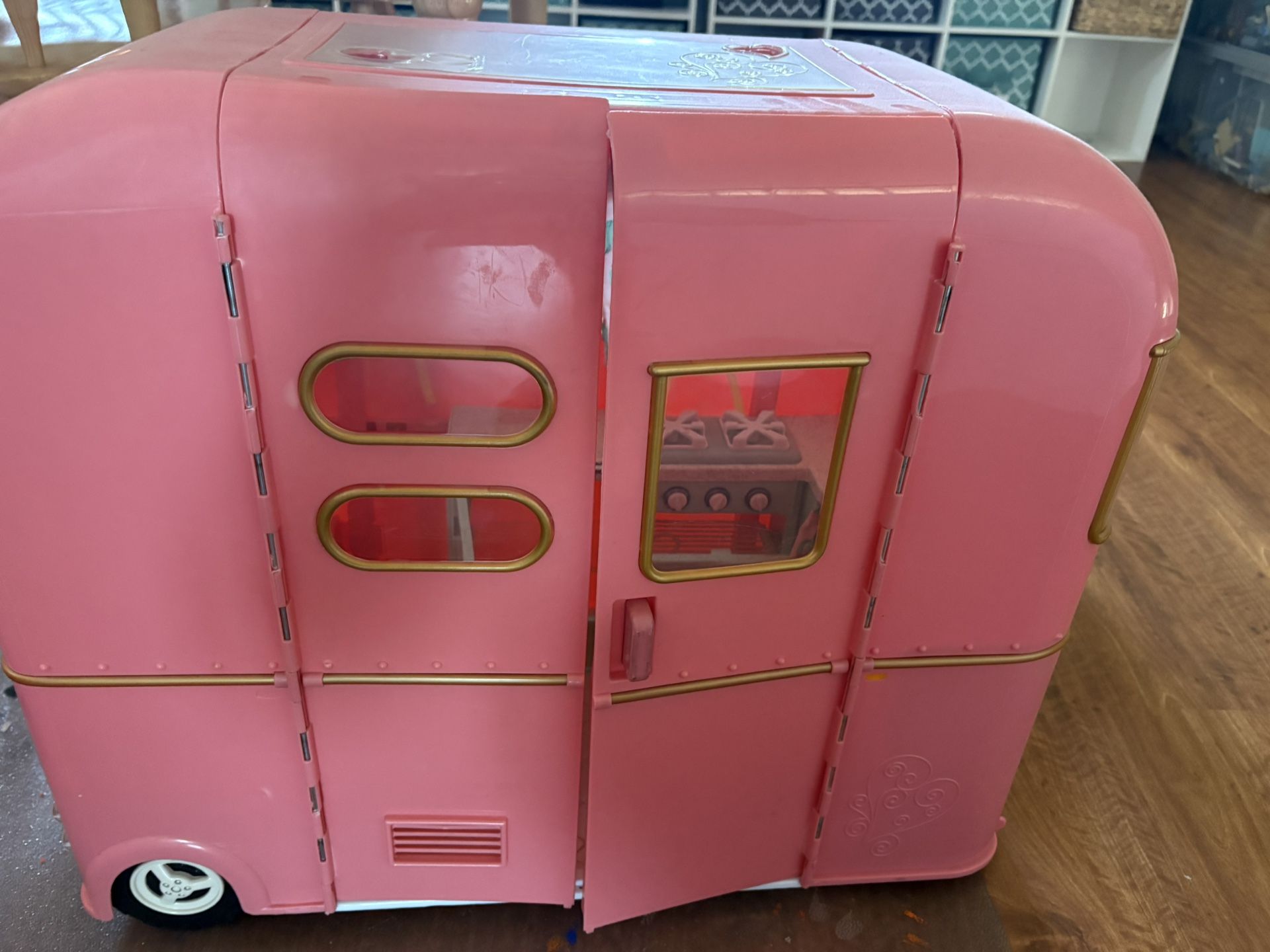 18 Inch Girl Doll Jeep And Camper (American Girl Doll Size)Van Buren And Sarival