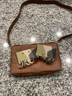 Crossbody Bag + Earring Bundle 