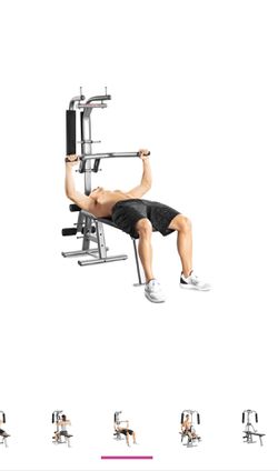 Weider Flex CTS Home Gym - Bench Press up to 200lb, Butterfly up to 100lb,  Leg Developer up to 200lb with Space Saving Design for Sale in Cincinnati
