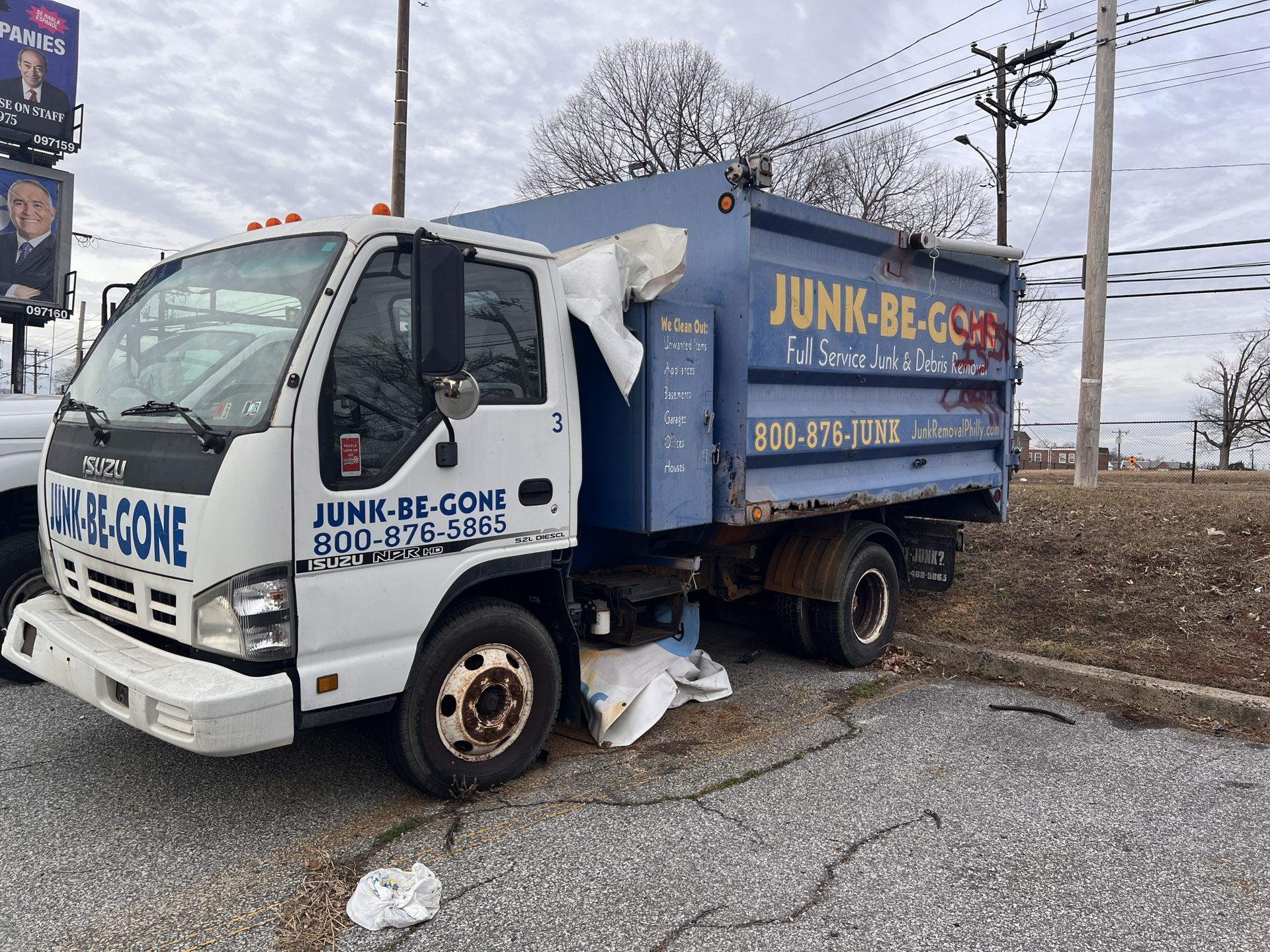 Isuzu NPR Dump Truck Diesel 