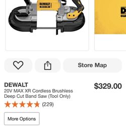 Dewalt XR Band Saw 