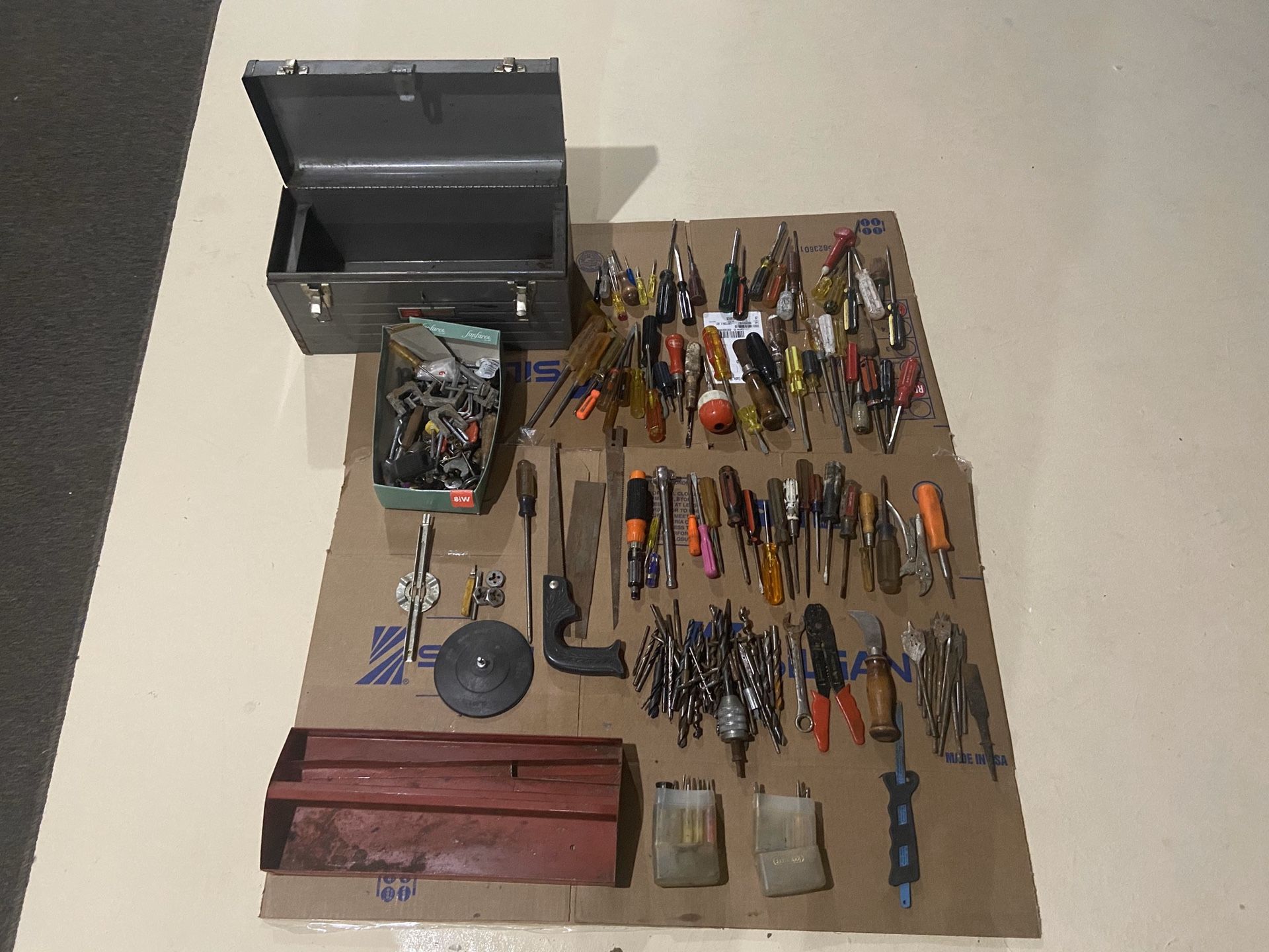 Misc tools and craftsman tool box