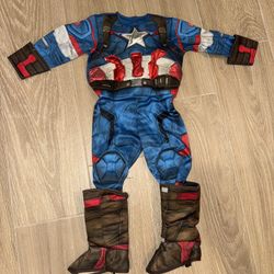 Toddler Captain America Costume