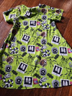 Baby girl beetle juice pull on t shirt dress