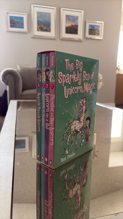 “The Big Sparkly Box of Unicorn Magic” (4 books)