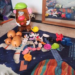 "Mr. Potato Head Lot - 25+ Pieces, 4 Extra Bodies, Great Deal!"