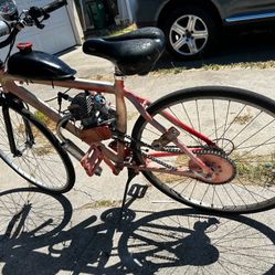 Gas Powered Motor Bike