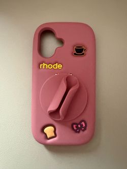iPhone 17 Pink Silicone Phone Case with Grip