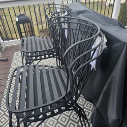 World Market Patio Dining Chairs (6) NEW