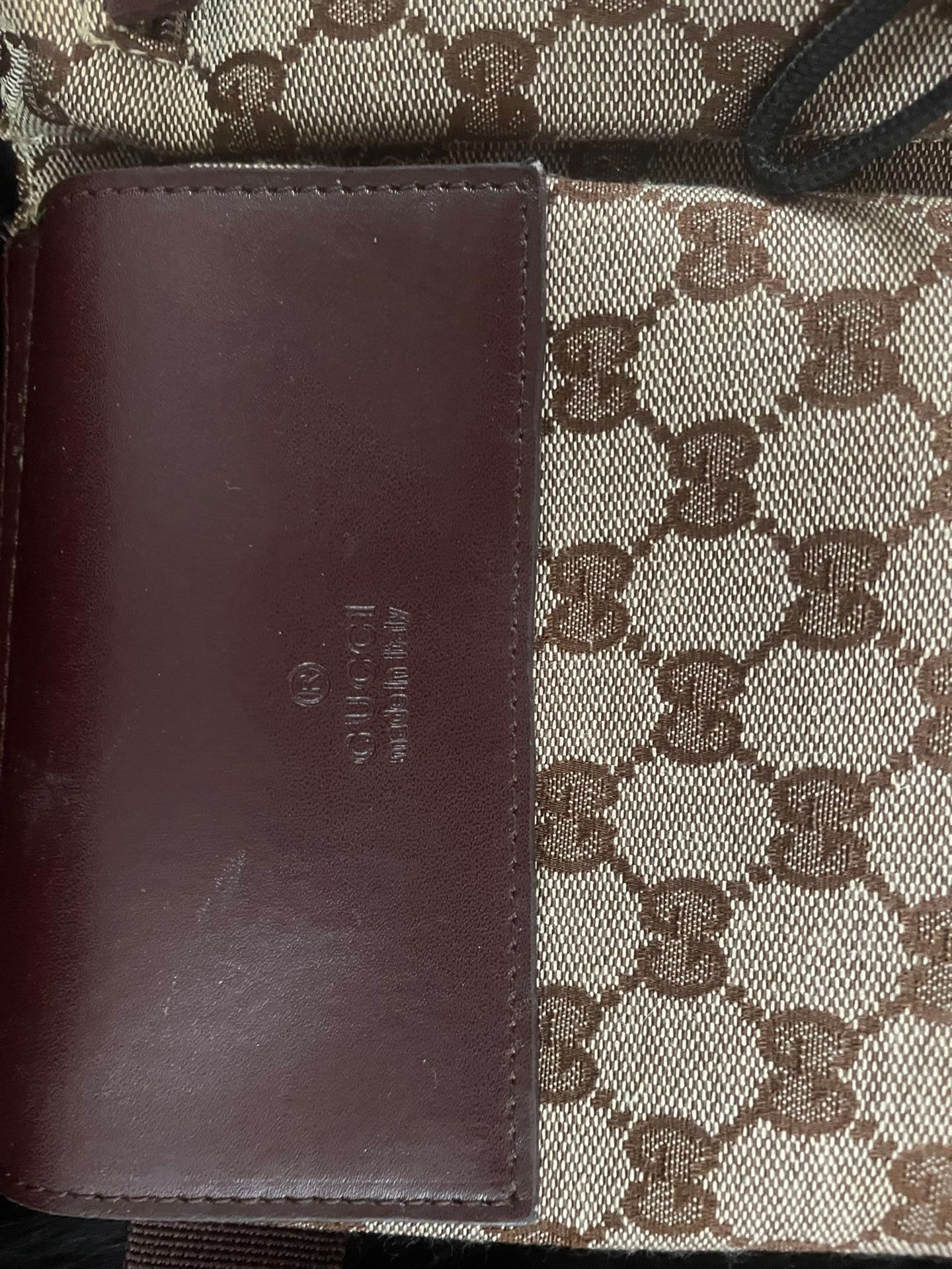 Gucci Logo GG Pattern Double Pocket Belt Bag