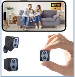 Spy Camera, 4K Hidden Camera, Mini Camera with 100-day Standby Time, Real-Time Recording, AI Motion Detection, Support Cloud & TF Storage, Auto Night 