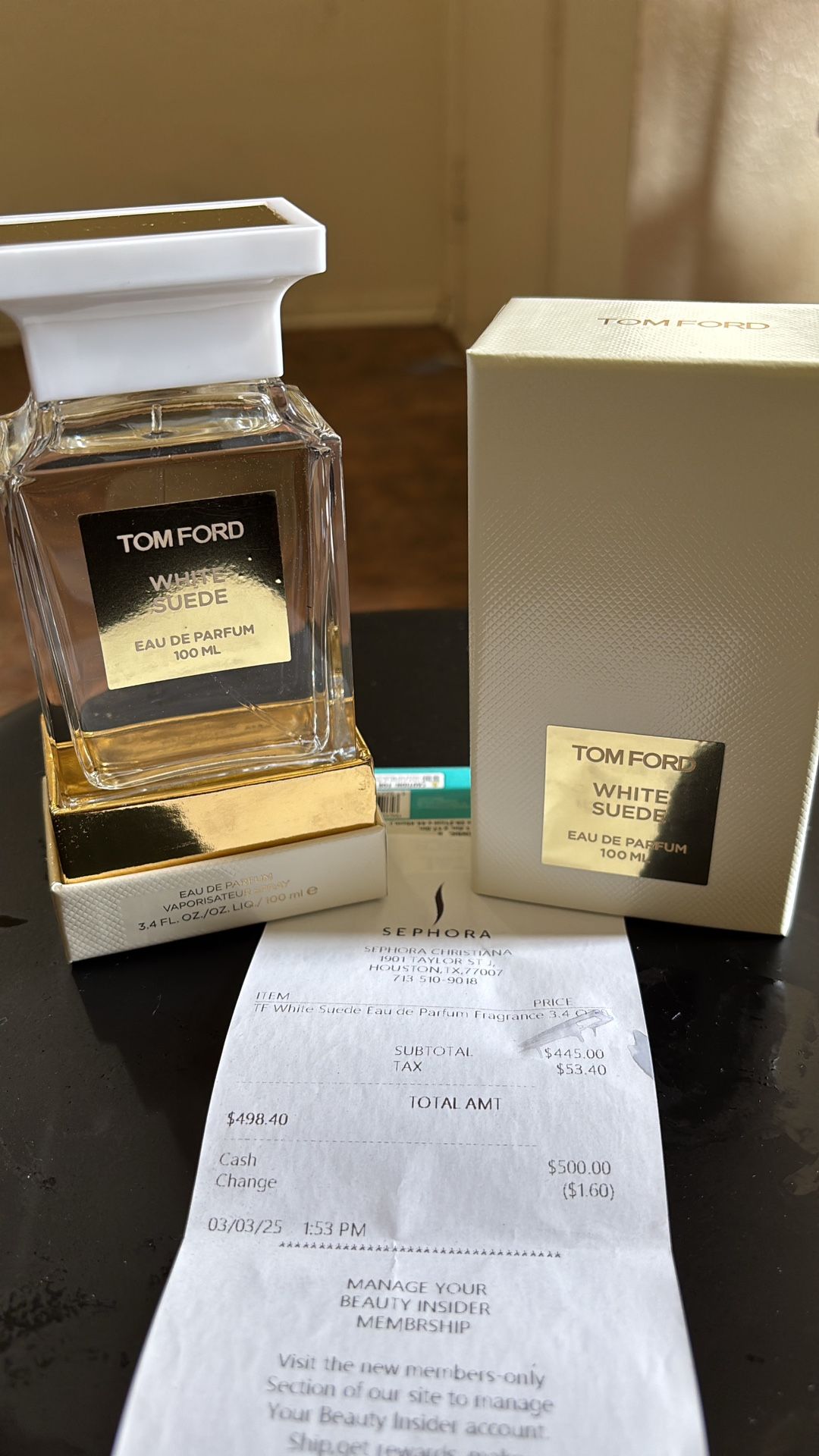 Tom Ford White Suede Eau de Parfum Spray, 3.4-oz.
