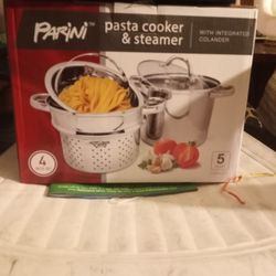 4pc. 5qt Pasta Cooker And Steamer