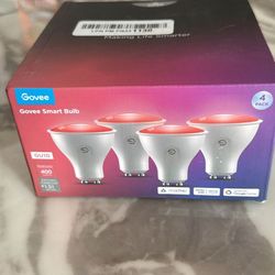 Govee GU10 Smart Bulb, Matter RGBWW Light Bulb Work with Alexa, Google Assistant, WiFi & Bluetooth