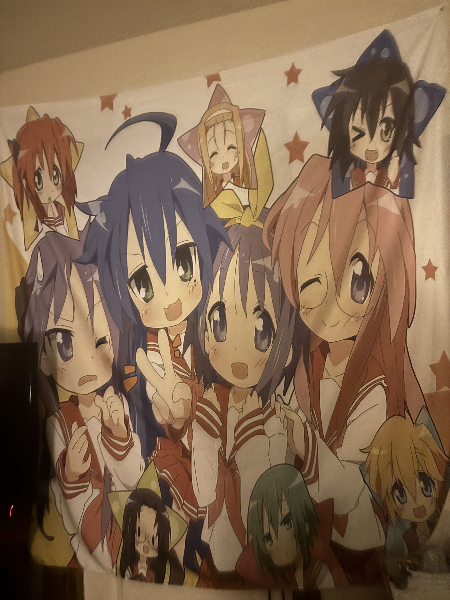 Giant lucky star anime tapestry
