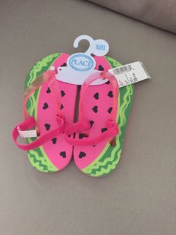 Girl summer slippers