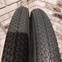 Bicycle Bike Tires 26 Inch Set of 2 Flat Resistant