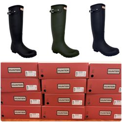 HUGE SALE! Hunter Women's Original Tall Rain Boot Available In 3 Colors And Sizes 7-11 Brand New In Box 
