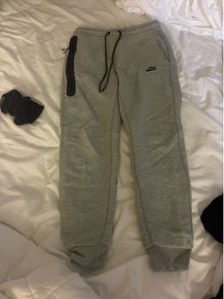 Grey Nike tech pants medium