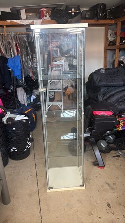 Glass display case