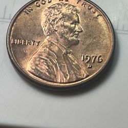 1976 D Penny 