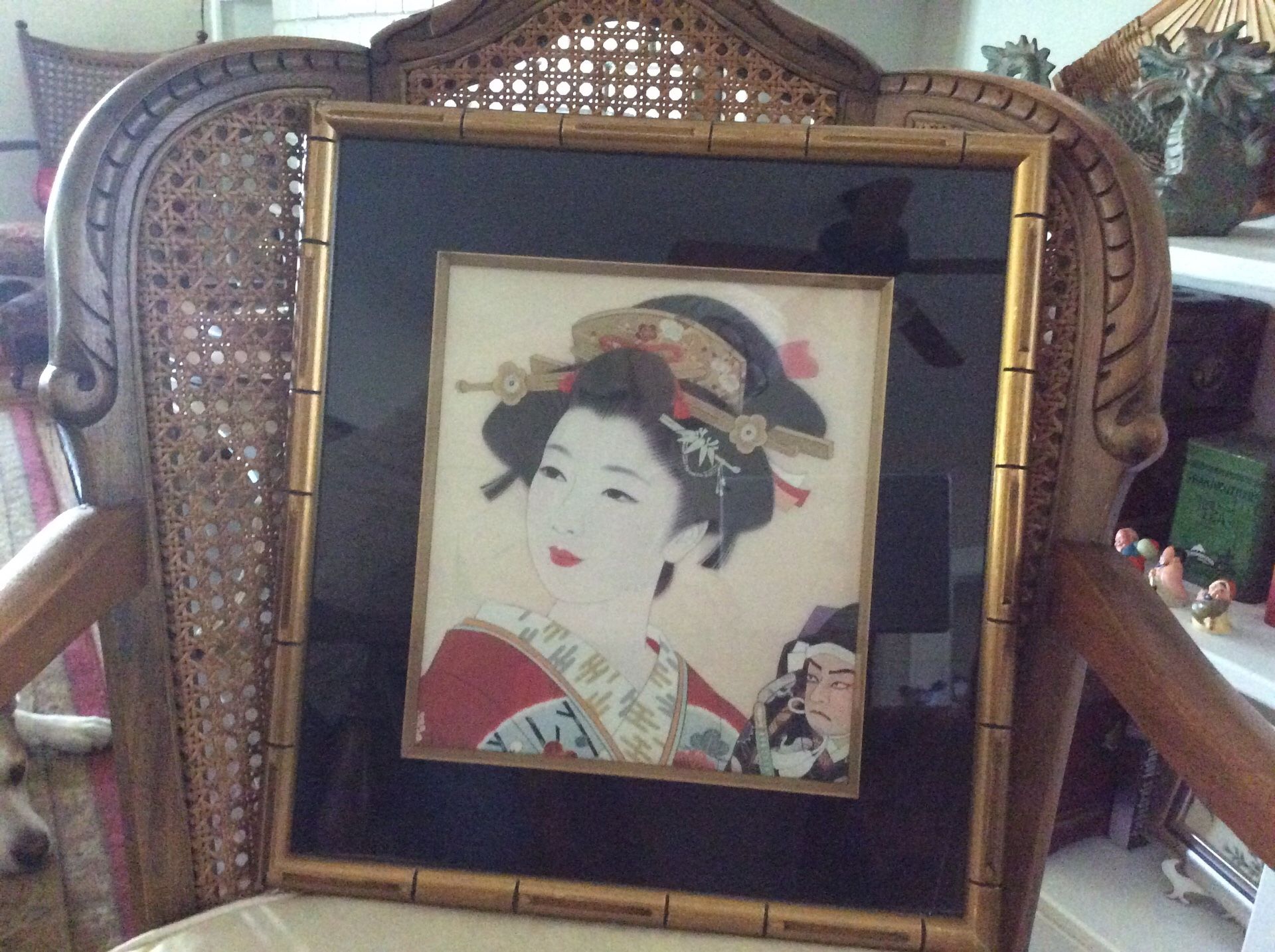 Geisha Girl pictures. ( set of 2 )