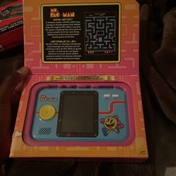 Ms. pac man portable gaming system