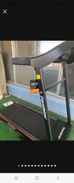 Famistar JK1607 Folding Treadmill 2.5HP with Incline, 12 Programs, MP3 Player, Armrest Buttons Heart