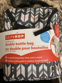 Skip Hop double bottle insulated bag