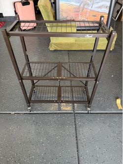Origami Folding Rolling Storage Rack