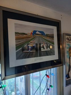 artist Andrew Kitson, depicting the iconic rivalry between F1 legends 229/350