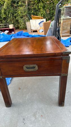 Antique-Look Side Table - 23” X 27” X 22.5”