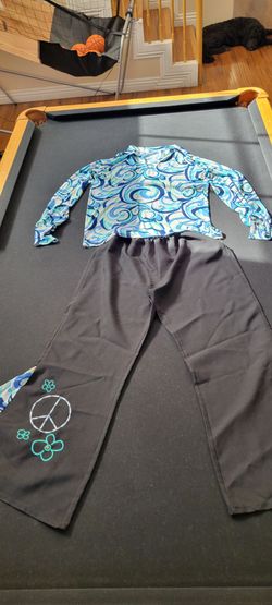 70's Costume with Silk Shirt