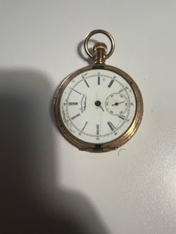 Antique Gold-Tone Pocket Watch