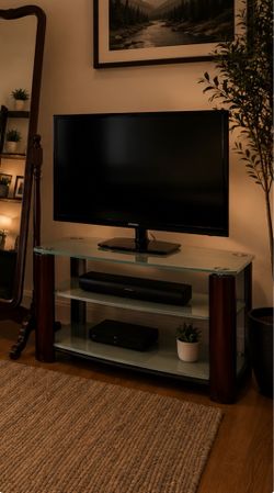 Glass Tv stand
