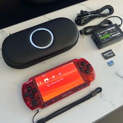 PSP 3001 Transparent Red 128GB (MOd-d3d) $220 OBO