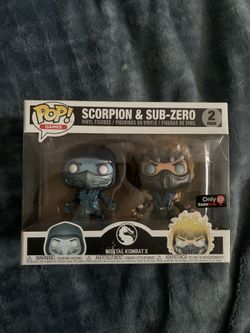 Mortal Kombat X Scorpion & Subzero Gamestop Exclusive Funko Pop 