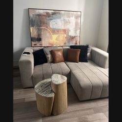 Two piece Modular Sectional Sofa ✨