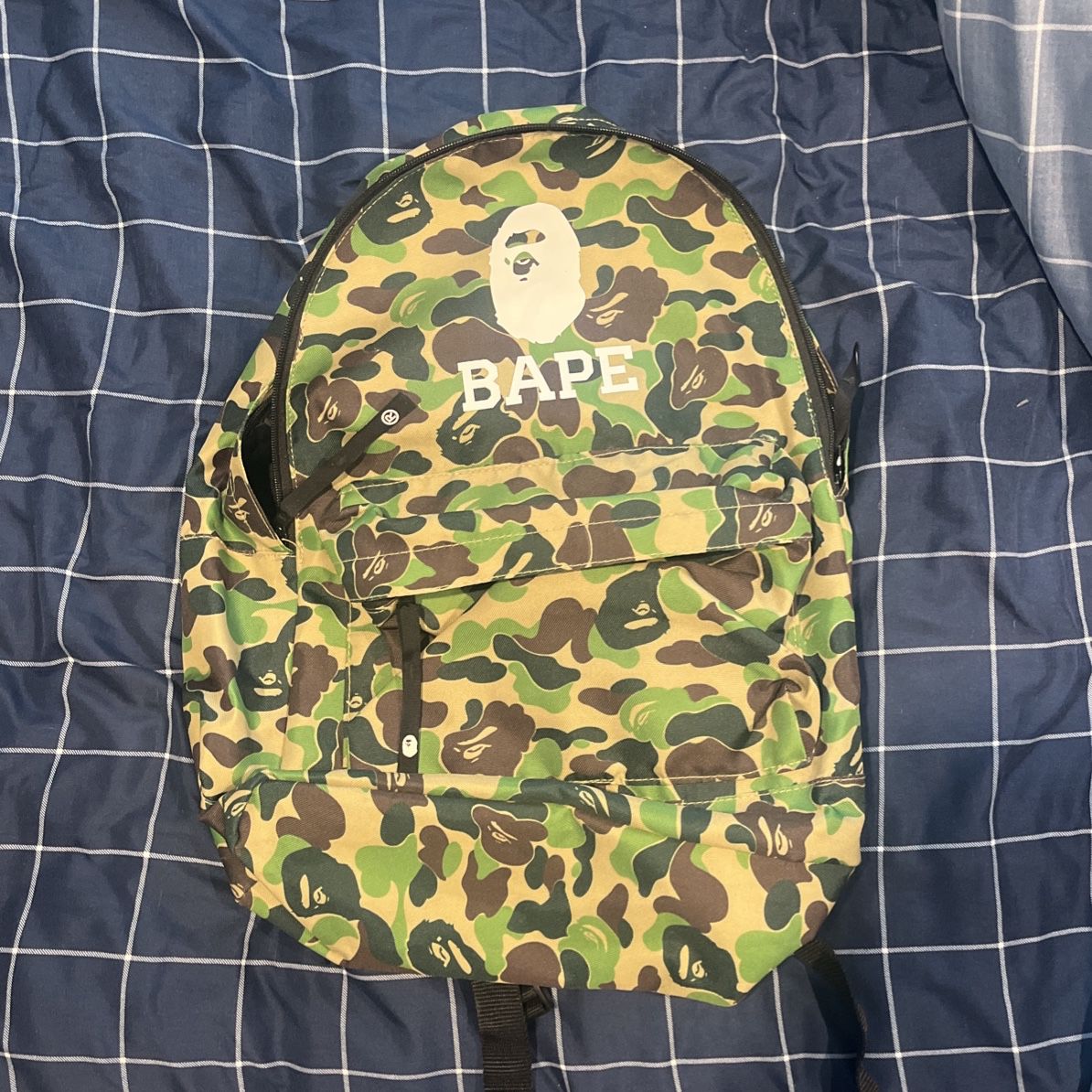 Bape Backpack Green Camo Brand New With OG Bag