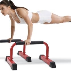Push Up Bars: Sweat-resistant Parallettes Bar X(187)