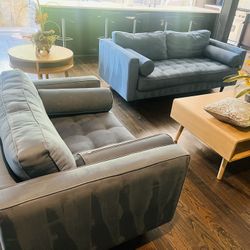 H.M. RICHARDS Loveseat and Armchair 