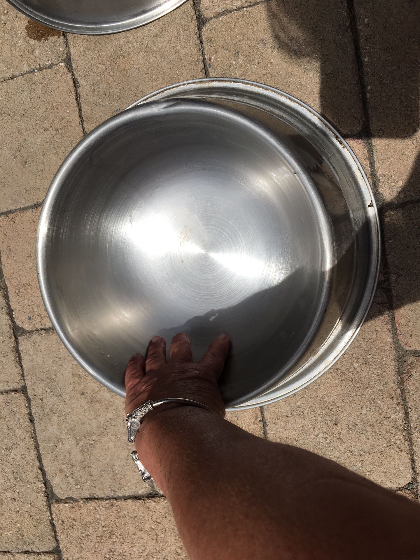 HEAVY DUTY STAINLESS STEEL NO TIP, DOG BOWL SIZE 8 CUPS, PACK OF 2