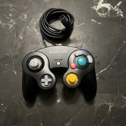 Nintendo GameCube Genuine Official OEM Black Controller DOL-003