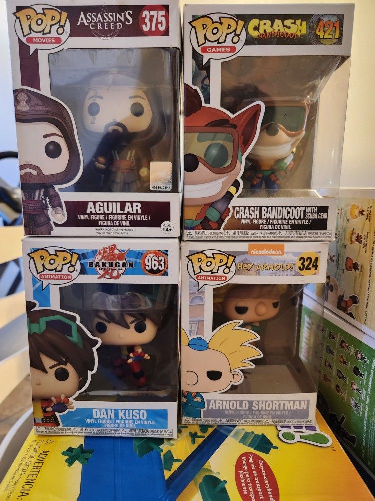 Various Funko Pops