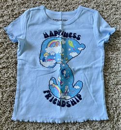 Girl Ruffled Trim T-shirt